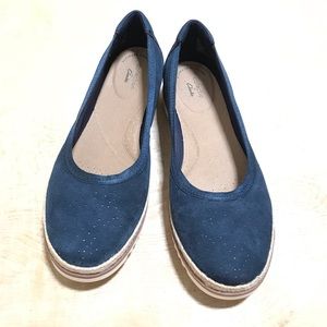 Clarks Collection Serena Kellyn Shoes Navy Size 9